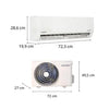 Split Muro Comfee Frío Calor 12000 BTU + Wifi