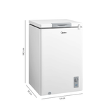 Freezer Horizontal Frio Directo 99 lts MFH-1000B131CN