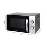 Microondas mecánico 20 litros Silver MMP-20NCJ9