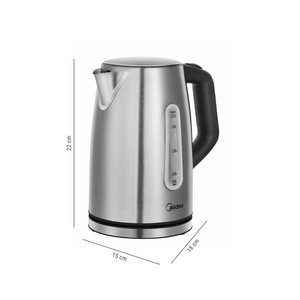 Hervidor Inox Con Indicador De Temperatura 1,7Lt