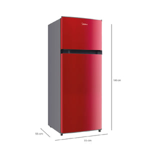 Refrigerador Top Freezer Frío Directo Rojo 207 lts MDRT294FGE13
