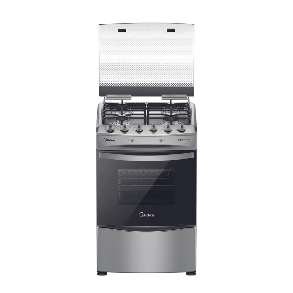 Cocina a gas 4 quemadores GREY MCG-4QPI24NS