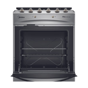 Cocina a gas 4 quemadores GREY MCG-4QPI24NS