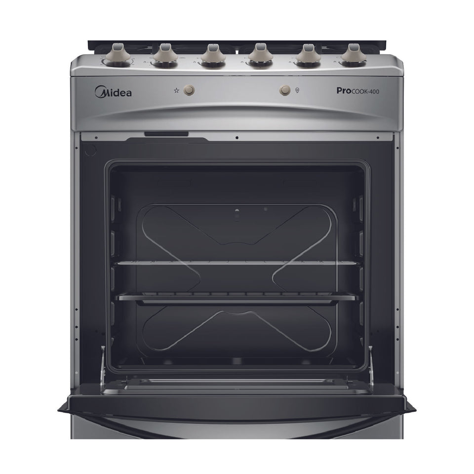 Cocina a gas 4 quemadores GREY MCG-4QPI24NS