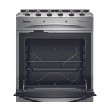 Cocina a gas 4 quemadores GREY MCG-4QPI24NS