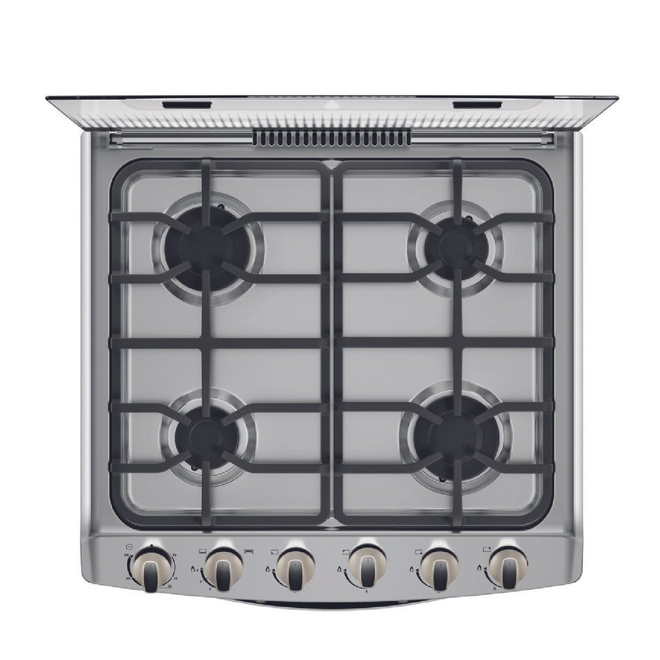 Cocina a gas 4 quemadores GREY MCG-4QPI24NS