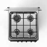 Cocina a gas Midea 4 quemadores black MCG-4QSG20NSBK