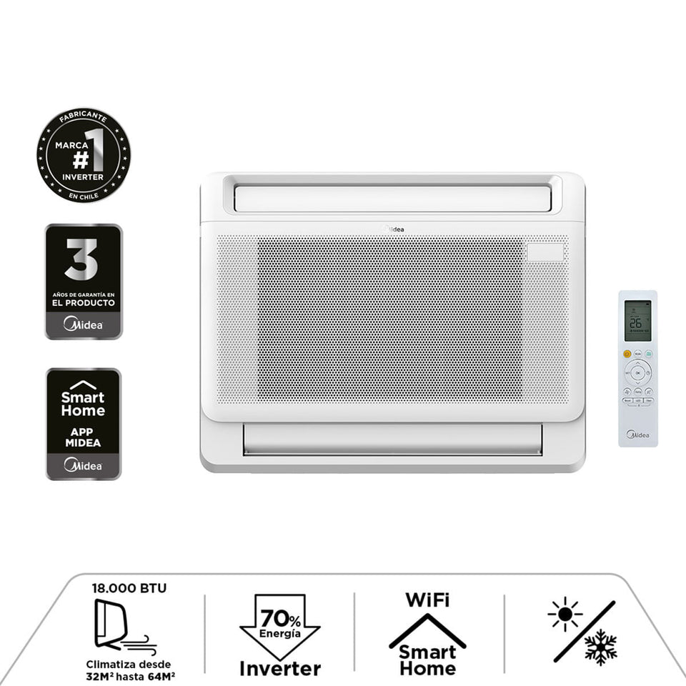 Consola Inverter Frio-Calor 18000 Btu + Wif