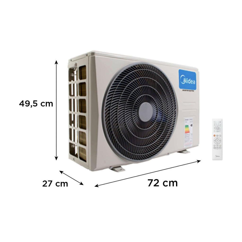 Split muro Midea Breezeless 12,000 BTUH