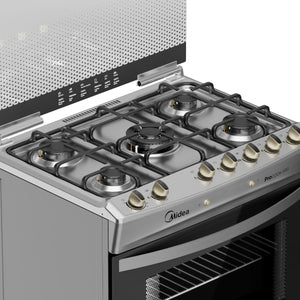 Cocina a gas 5 quemadores MCG-5QPI30NS