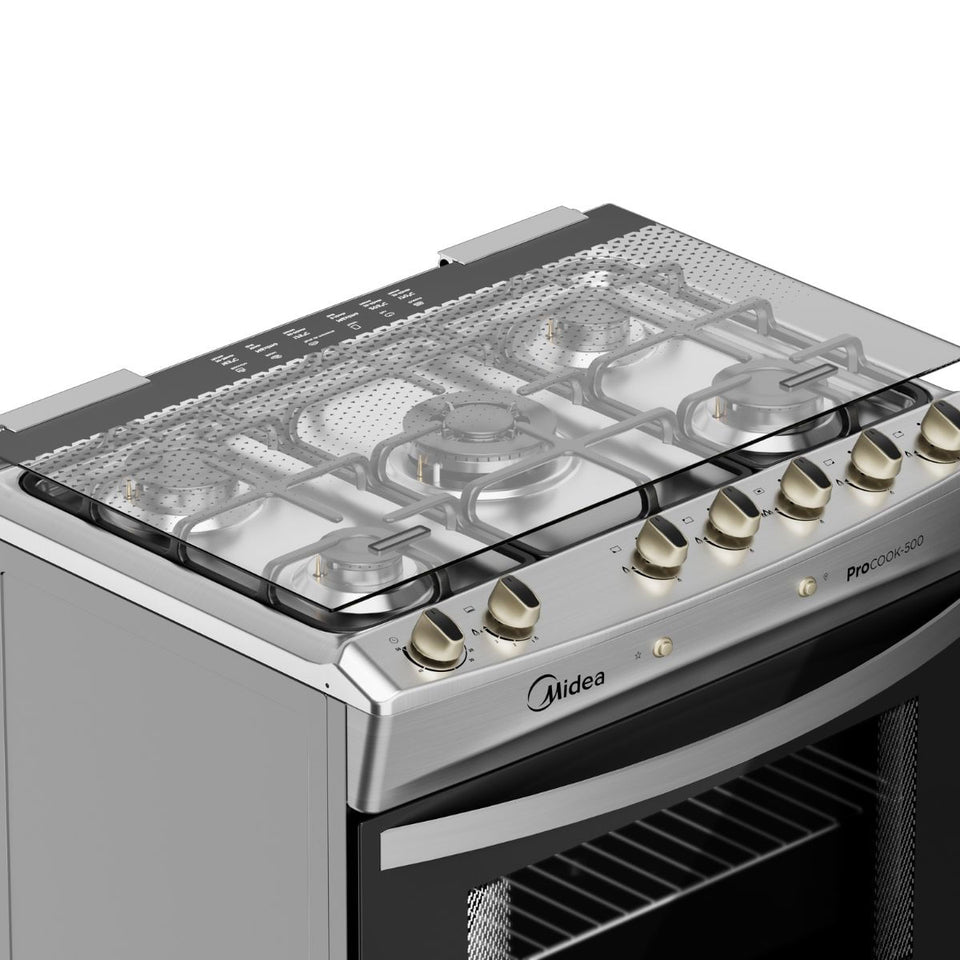 Cocina a gas 5 quemadores MCG-5QPI30NS