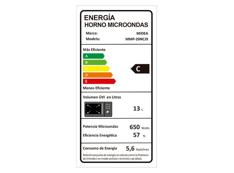 Microondas mecánico 20 litros Silver MMP-20NCJ9
