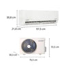 Split Muro Comfee Frío Calor 18000 BTU + Wifi
