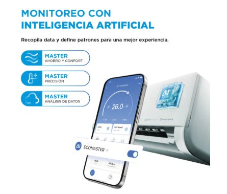 Aire Acondicionado Split Inverter EcoMaster 9000 Btu + Wifi
