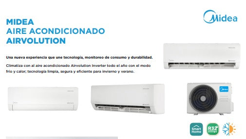 Aire Acondicionado Split Inverter Airvolution 9.000 btu/h