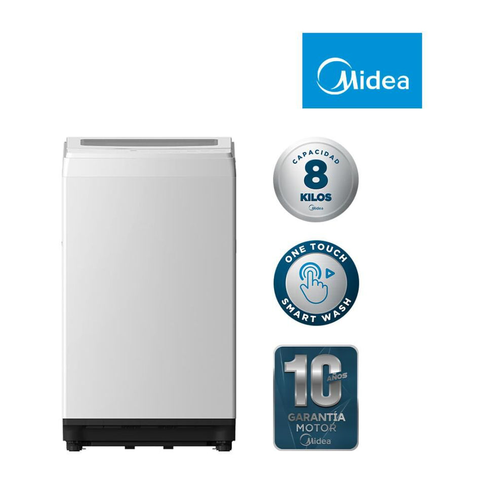 Lavadora Superior Blanca 8 KG MLS-080BE04N
