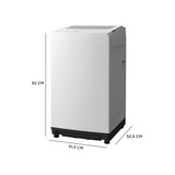 Lavadora Superior Blanca 8 KG MLS-080BE04N