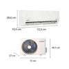 Split Muro Comfee Frío Calor 9000 BTU + Wifi